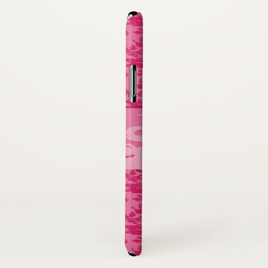 Elefantdamastrosa kurzer Namensiphone Fall Case-Mate iPhone Hülle (Hinten/Rechts)