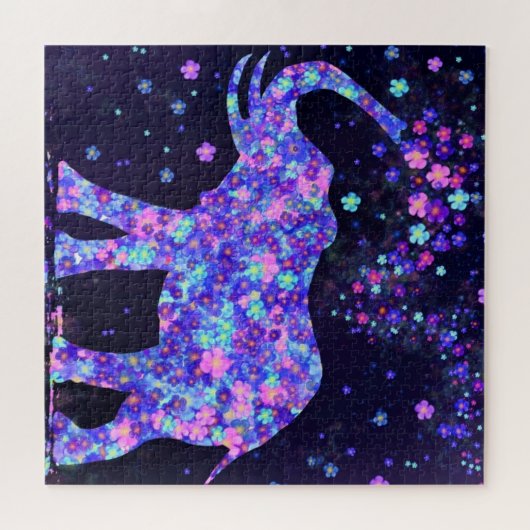 Elefante Blume - schön Puzzle (Horizontal)