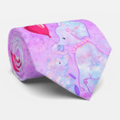 Elefante Mama und Baby - Muttertag Krawatte (Gerollt)