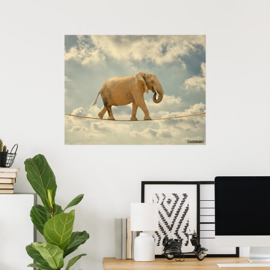 Elefante Poster (Heimbüro)