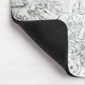 Elefanten am Krieg Mousepad (Ecke)