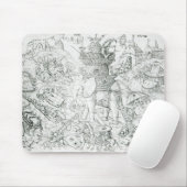 Elefanten am Krieg Mousepad (Mit Mouse)