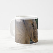 Elefanten an Philadelphia-Zoo Kaffeetasse (Vorderseite Links)