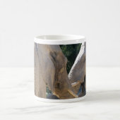 Elefanten an Philadelphia-Zoo Kaffeetasse (Mittel)
