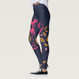 Elefanten auf Blau Leggings