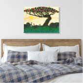 Elefanten auf den Flugzeug Afrikas Leinwanddruck (Insitu (Schlafzimmer))