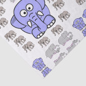 Elefanten aus dekorativem Papierpapier Seidenpapier (Ausschnitt)