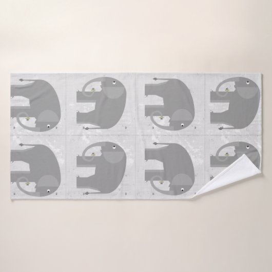 Elefanten Badehandtuch (Badehandtuch)