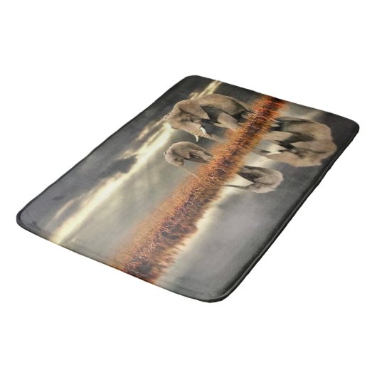 Elefanten Badematte (Schrägansicht)