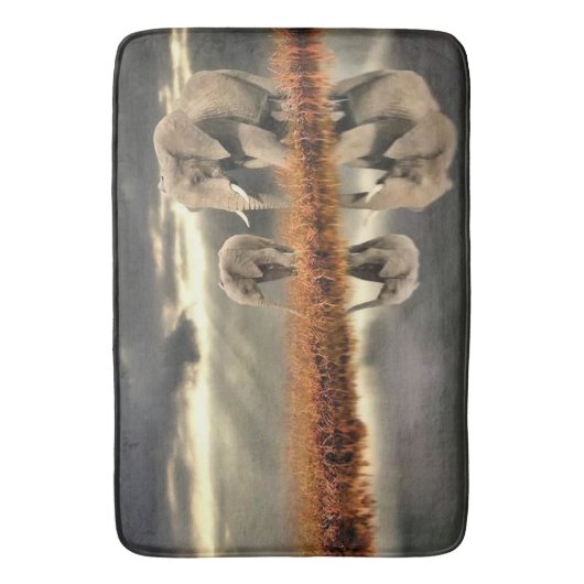 Elefanten Badematte (Vorderseite Vertikal)