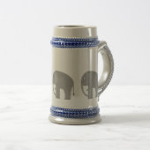 Elefanten Bierglas (VorderseiteRechts)
