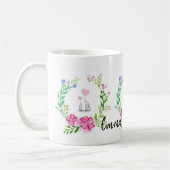 Elefanten Blumen-Tasse Kaffeetasse (Links)