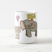 Elefanten brauchen unsere Hilfe Kaffeetasse (Mittel)