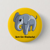 Elefanten Button (Vorderseite)