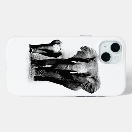 Elefanten Case-Mate iPhone Hülle (Rückseite (Horizontal))