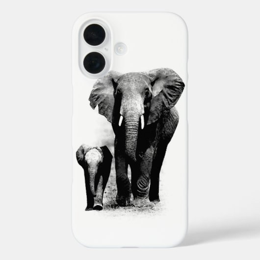 Elefanten Case-Mate iPhone Hülle (Rückseite)