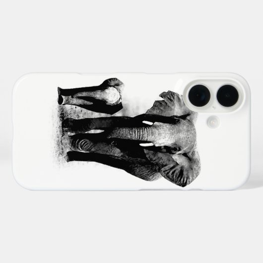 Elefanten Case-Mate iPhone Hülle (Rückseite (Horizontal))