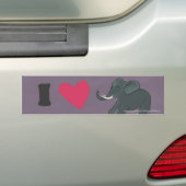 Elefanten der Liebe I Autoaufkleber (Auf Auto)