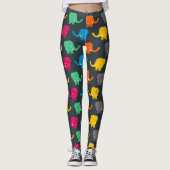 Elefanten des niedlichen Cartoon Leggings (Vorderseite)