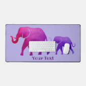 Elefanten Design Desk Mat Schreibtischunterlage (Tastatur & Maus)
