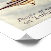 Elefanten, die Flugzeug Wall Art fliegen Poster (Ecke)