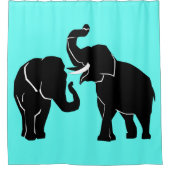 Elefanten Duschvorhang (Vorderseite)