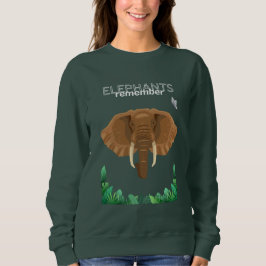Elefanten erinnern sich an Sweatshirt