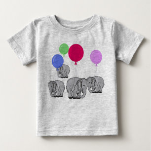 Elefanten fliegen baby t-shirt