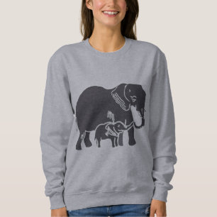 Elefanten FrauenSweatshirt Sweatshirt