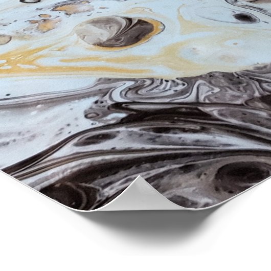 Elefanten Frolcking 16x20 Poster (Ecke)