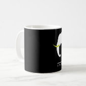 Elefanten gerettet (schwarz) kaffeetasse (Vorderseite Links)