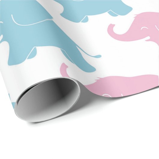 Elefanten Geschenkpapier (Rolleneckpunkt)