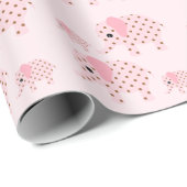 Elefanten Geschenkpapier (Rolleneckpunkt)
