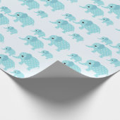 Elefanten Geschenkpapier (Ecke)