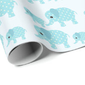 Elefanten Geschenkpapier (Rolleneckpunkt)
