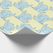 Elefanten Geschenkpapier (Ecke)
