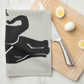 Elefanten Geschirrtuch (Viertel Falte)