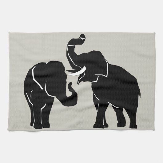 Elefanten Geschirrtuch (Horizontal)