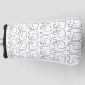Elefanten Golf Headcover (Vorderseite)