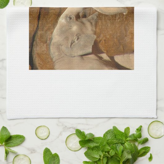 ELEFANTEN HANDTUCH (Gefaltet)