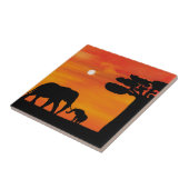 Elefanten, Himmel, Tiere, Sonnenaufgang, Natur, Af Fliese (Seite)