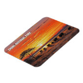 Elefanten im Chobe-Nationalpark Botswana Magnet (Linke Seite)