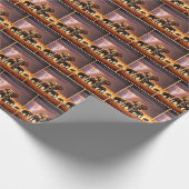 Elefanten im Gewitter Geschenkpapier (Ecke)