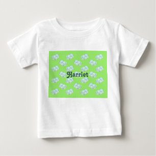 Elefanten im Grasbaby-T - Shirt