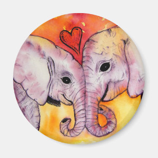 Elefanten im Magnet der Liebe