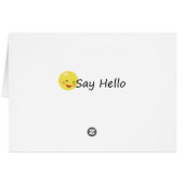 Elefanten in der Liebe-Karte (Rückseite Horizontal)