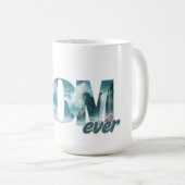 Elefanten in einer Traumwelt - best Mom ever Kaffeetasse (VorderseiteRechts)