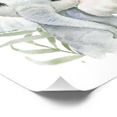 Elefanten, Jungtiere, Safaritiere, Palmen Fotodruck (Ecke)