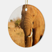 Elefanten Keramik Ornament (Links)