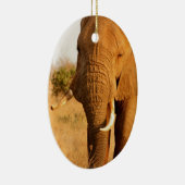 Elefanten Keramikornament (Rechts)